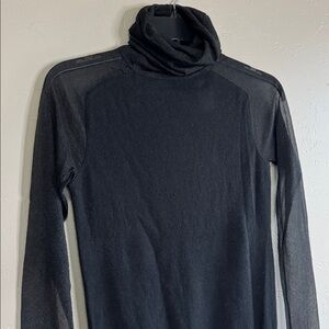 AllSaints Black Turtleneck Sweater